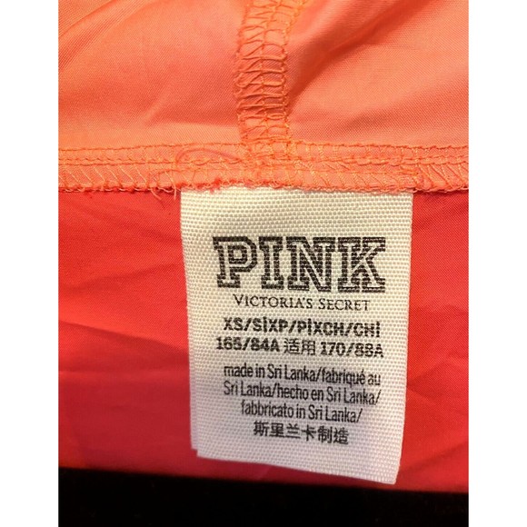 Victoria Secret PINK Windbreaker Jacket Hood Half Zip Pullover Anorak XS - Picture 5 of 8